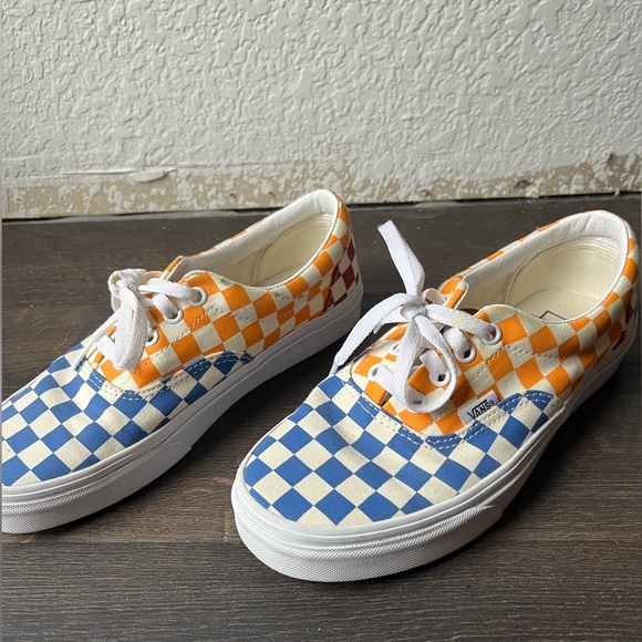 Multi Colored Checkered Vans - Picture 3 of 5